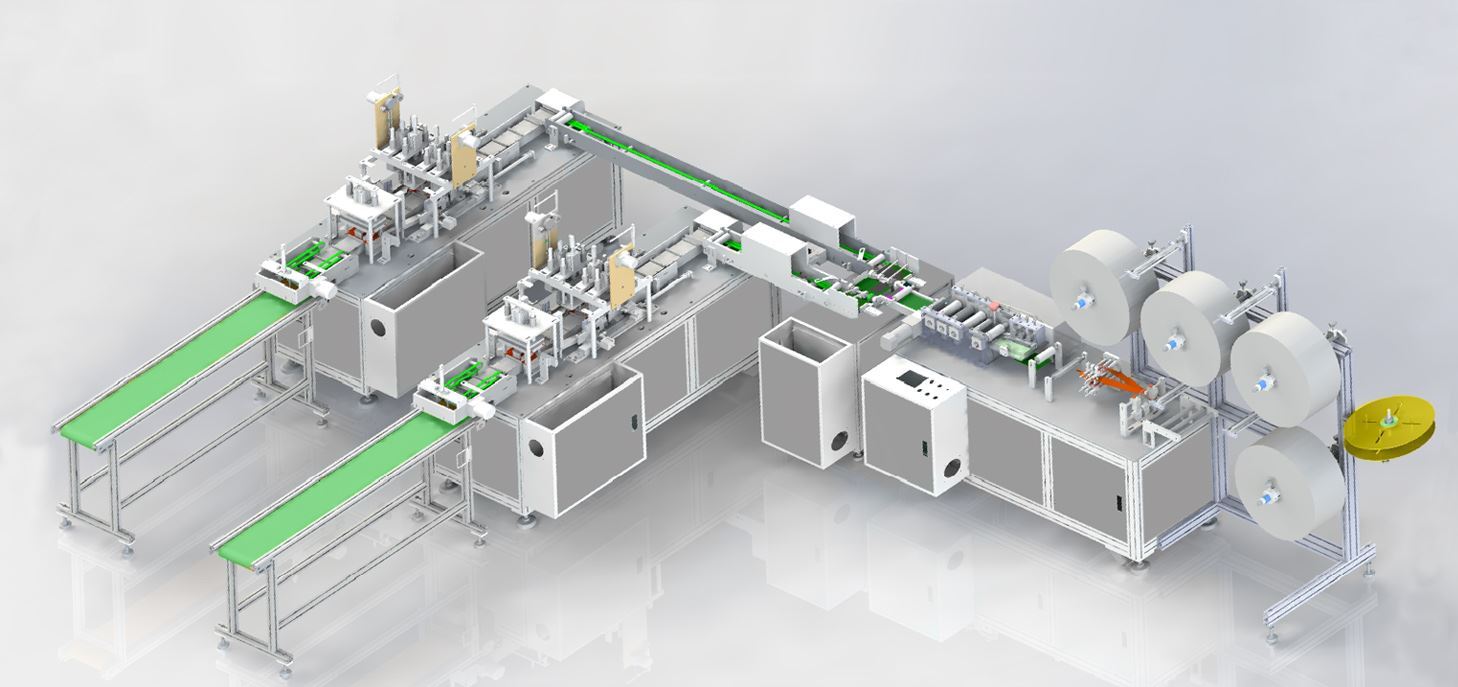 Автоматична складана маска для обличчя Automactic 3ply та KN95